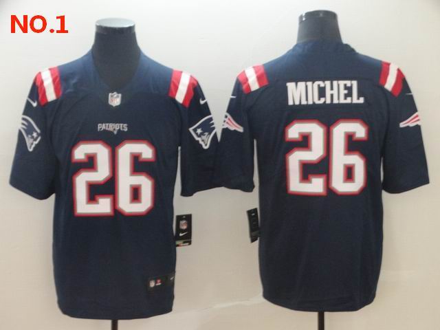 Men's New England Patriots #26 Sony Michel Jerseys-20